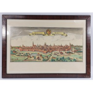 Panorama of Wroclaw. Graphic, 1st third of the 20th century