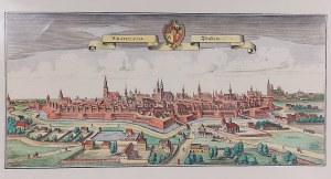 Panorama of Wroclaw. Graphic, 1st third of the 20th century