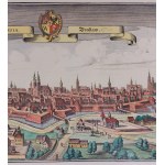 Panorama von Wrocław. Grafik, 1. Drittel des 20. Jahrhunderts