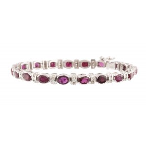 Bracelet with rubies and diamonds, contemporary