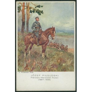 Józef Piłsudski, Pierwszy Marszałek Polski, mal. J. Kossak