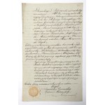 Daleszyce Village, lease surety contract, 1859.