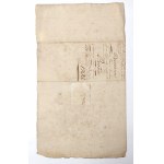 Adlermarkenpapier im Wert von 1 Gr. sr., 1783.