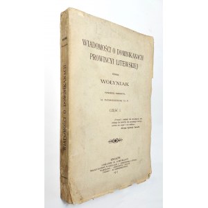 Giżycki, Wiadomości o dominikanach prowincyi litewskiej, 1917 r.