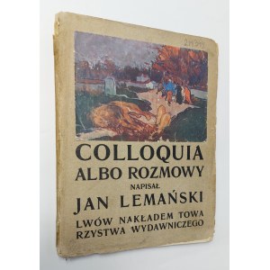 Lemański, Colloqvia albo Rozmowy, Lwów 1905 r.