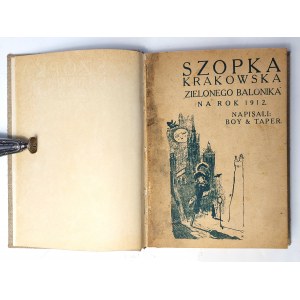 Szopka krakowska Zielonego Balonika na rok 1912