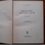 Kordiemski B. Rozrywki matematyczne.