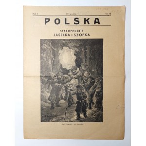 Polska, Rok 1 nr 13; 29 grudnia 1935 ; Staropolskie Jasełka i Szopki.