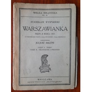 Wyspiański, Warszawianka Pieśń z roku 1831
