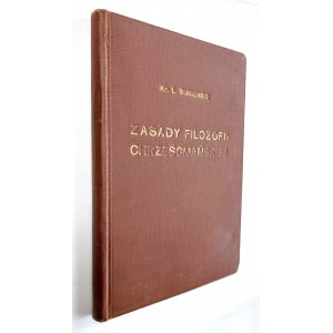 Świderski, Zasady filozofii chrześcijańskiej [dedykacja autora], 1938 r.