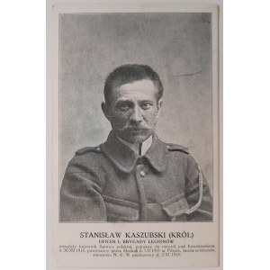Stanislaw Kaszubski(kráľ). Dôstojník prvej brigády légií