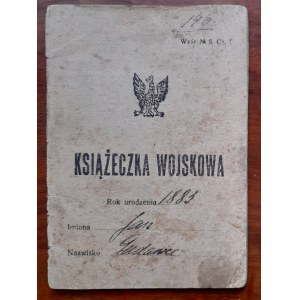 Książeczka wojskowa na nazwisko Jan Gudaniec ?