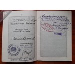 Paszport rodzinny na nazwisko Trzaskalska Krystyna lat 6 i Paweł lat 4