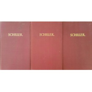 SCHILLER Frederick - Ausgewählte Werke (3 Bände) ERSTE AUSGABE (1955)