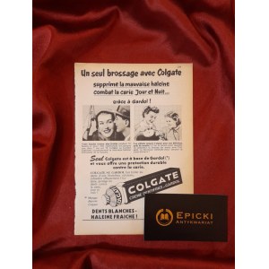 Colgate - reklama z lat 50-tych