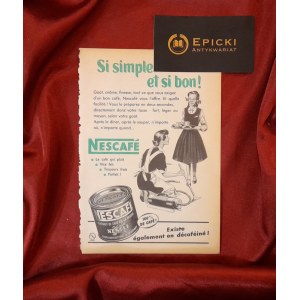 Nescafe - an advertisement from the 1950s