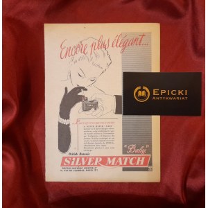 Silver Match - an advertisement from the 1950s