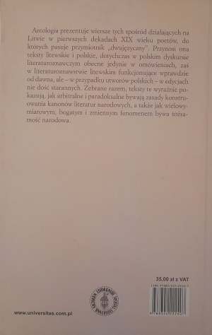 Žemaičių šlovė/ Sława Żmudzinów. Antologia dwujęzycznej poezji litewsko-polskiej z lat 1794-1830