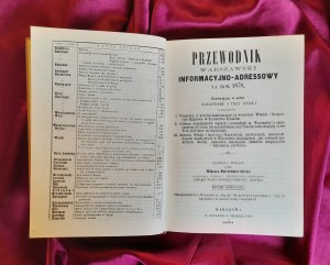 DZIERŻANOWSKI Wiktor - Guide to Warsaw 1870