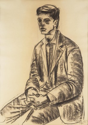 Andrzej Mierzejewski (1915 Zakopane - 1982 Warszawa), Portret, 1967