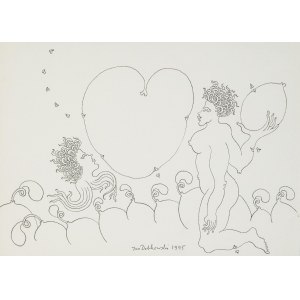 Jan Dobkowski (b. 1942 Lomza), Erotic Composition, 1995