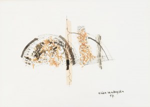 Arika Madeyska (1920 Warszawa - 2004 Paryż), Kompozycja-kolaż, 1997