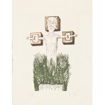 Stasys Eidrigevicius (ur. 1949 Mediniškiai/Litwa), Ex libris Stasys Eidrigevicious, Słońce świeci dla wszystkich, 1976 r.