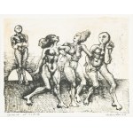Jan Lebenstein (1930 Brześć Litewski - 1999 Kraków), Scena , 1966