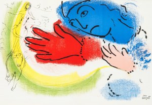 Marc Chagall (1887 Łoźno k. Witebska-1985 Saint-Paul de Vence), L'ecuyere, 1956