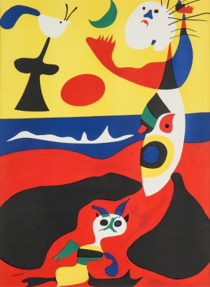 Joan Miró (1893 Barcelona - 1983 Palma de Mallorca), L'ete (lato), 1938