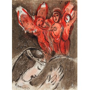 Marc Chagall (1887 Lozno near Vitebsk-1985 Saint-Paul de Vence), Sarah and the Angels