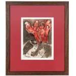 Marc Chagall (1887 Lozno bei Witebsk-1985 Saint-Paul de Vence), Sarah und die Engel