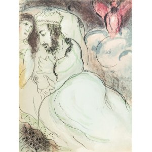 Marc Chagall (1887 Lozno near Vitebsk-1985 Saint-Paul de Vence), Sara and Abimelech