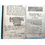 Franciszek Przyłęcki - Compendium Theologiae Moralis - Wilno 1754 [dedykacja autora]