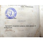 Grodzki S. - Poezje Wieszczące - Obrazy Boga i Stworzenia - Warszawa 1854 [autograf].
