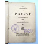 Konopnicka M. - Poezye - Warschau 1915 [ Z.Z Księgozbiór Pracowników Kolejowych RP book collection].