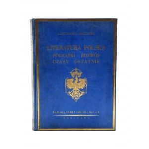 Bruckner A. - Polnische Literatur - [Einband mit dem Adler von Zygmunt August ], Warschau 1931