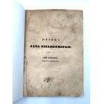 Works of Jan Sniadecki - Warsaw 1839 [ Ex libris of the Wozniak family h. Prawdzic].