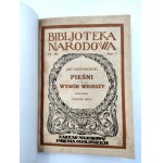 Kochanowski Jan - Lieder und eine Auswahl von Gedichten - Krakau 1927