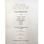 Shakespeare Wiliam - Pět dramat - první vydání - Varšava 1955