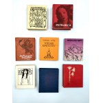 Sbírka 8 miniatur - umělecká a filmová nakladatelství
