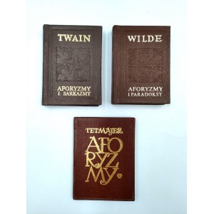 Miniaturen - Tetmajer , Wilde , Twain, - AFORMS