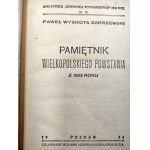 Zakrzewski Wyskota P. - Pamiętnik Wielkopolskiego Powstania z 1863 roku - Poznań 1934