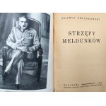 Składkowski S. - Strzępy meldunków - Wydanie Pierwsze, Warszawa 1936