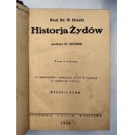 Graetz H. - Historia Żydów - komplet [oprawa artystyczna], Warszawa 1929/39