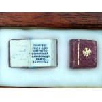 Serie der kleinsten Bücher der Welt - Zygmunt Szkocny - Miniatur - Manifest der P.K.W.N. 1944 - aus der Sammlung von Edward Gierek