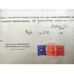 Podanie o zwolnienie z obowiązku wojskowego - Konsulat RP w Jerozolimie 1938