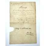 Aus weiss - Lemberg - Lviv 1853
