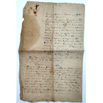Cech Bednarski Miasta Lublin - dokumenty - Prośba o pracę Bednarza Jacek Leybonicz [1822]