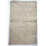 Cech Bednarski Miasta Lublin - dokumenty - Prośba o pracę Bednarza Jacek Leybonicz [1822]